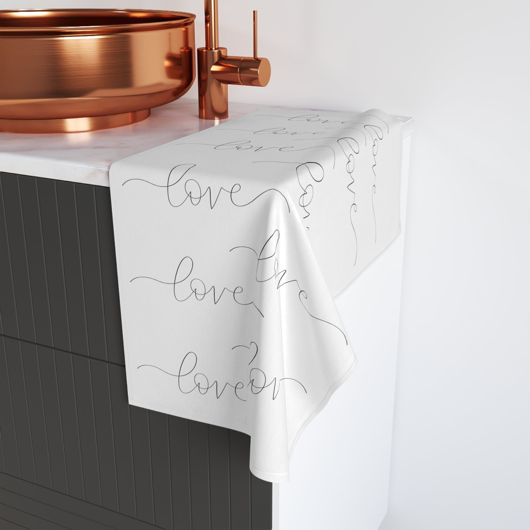 Chic Love Hand Towel